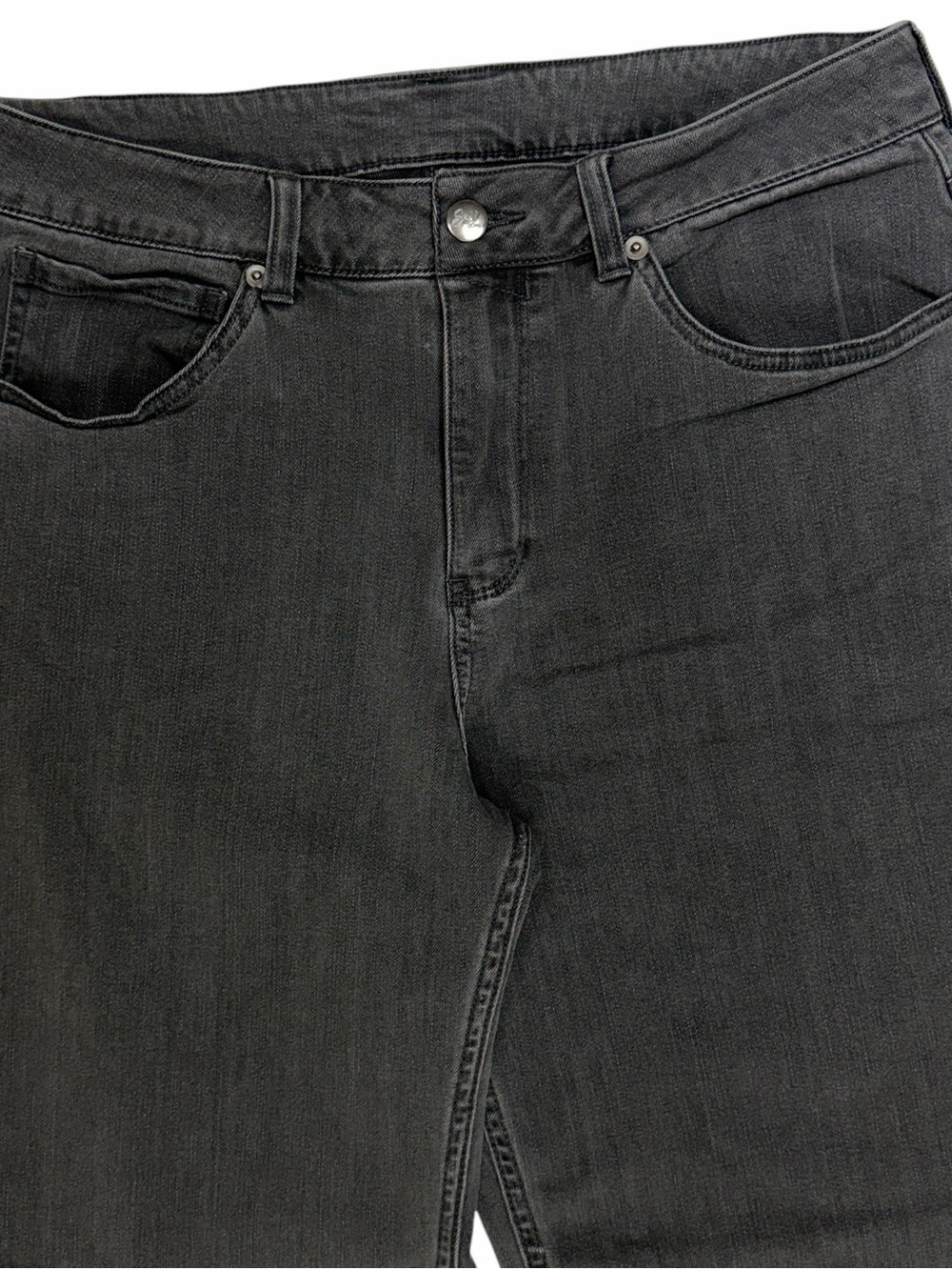 State & Liberty Jeans Men 32x28 Charcoal Athletic Slim Taper Stretch Denim Pants